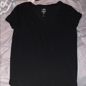 black v neck